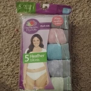 Fruit of the Loom Heather Bikinis Pack
